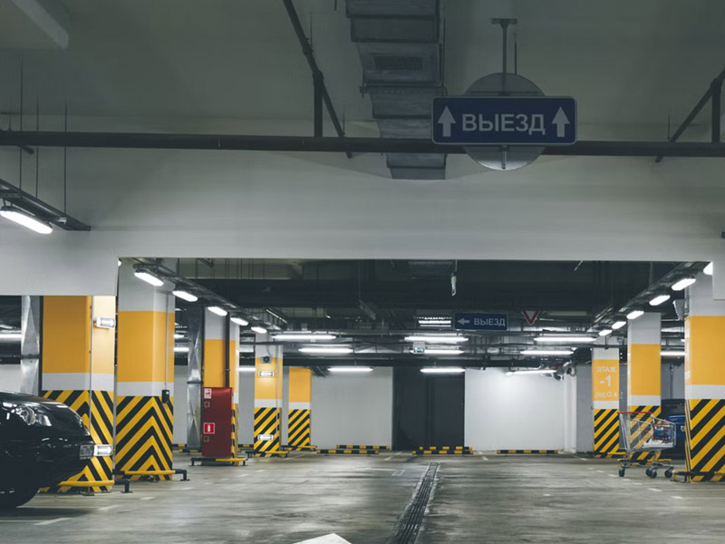 LED tube light car park